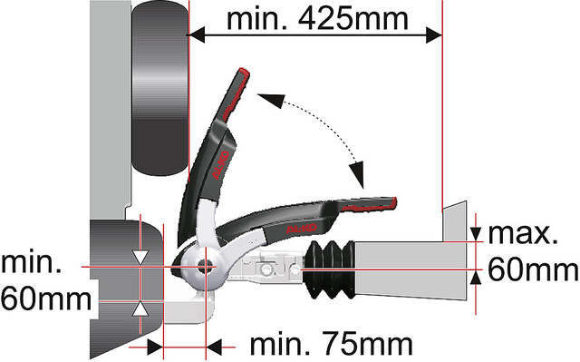 Sicherheitskupplung Al-Ko AKS 3004 horizontal / kreuz schwarzer Griff