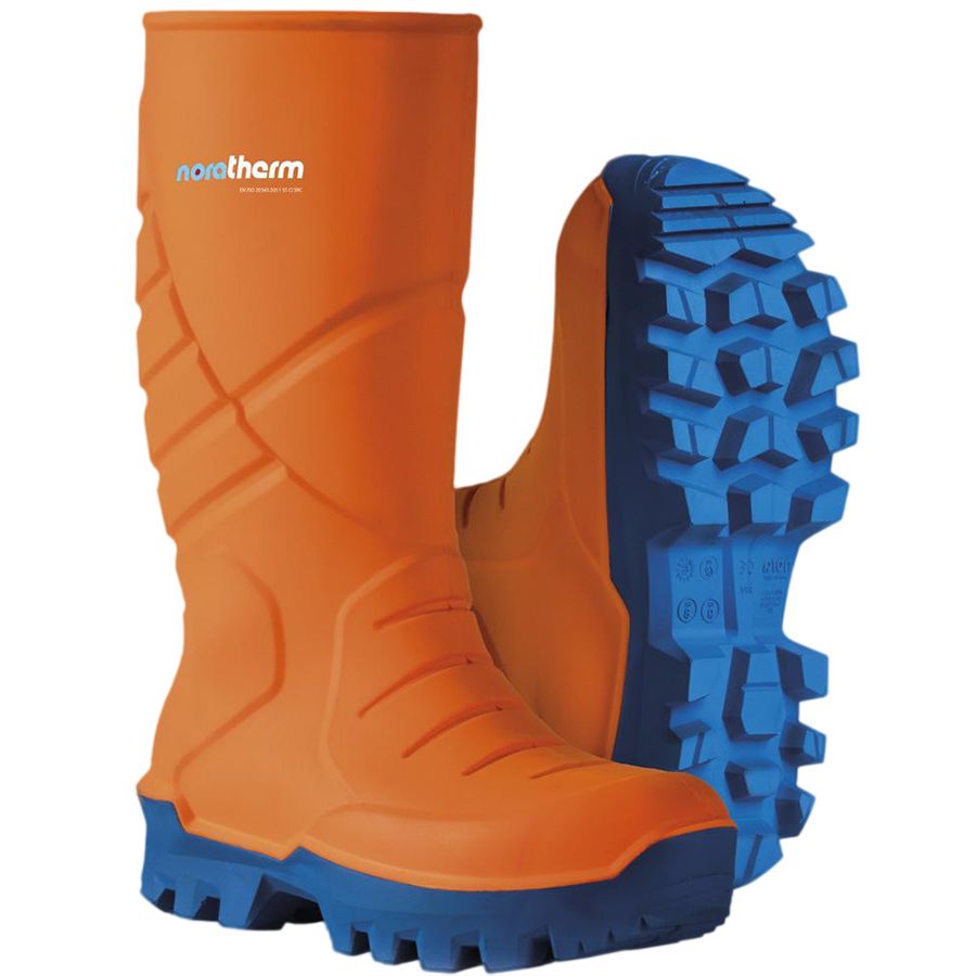 Polyurethan-Kälteschutz-Sicherheitsstiefel NORA NORATHERM ORANGE S5 - Grösse 40