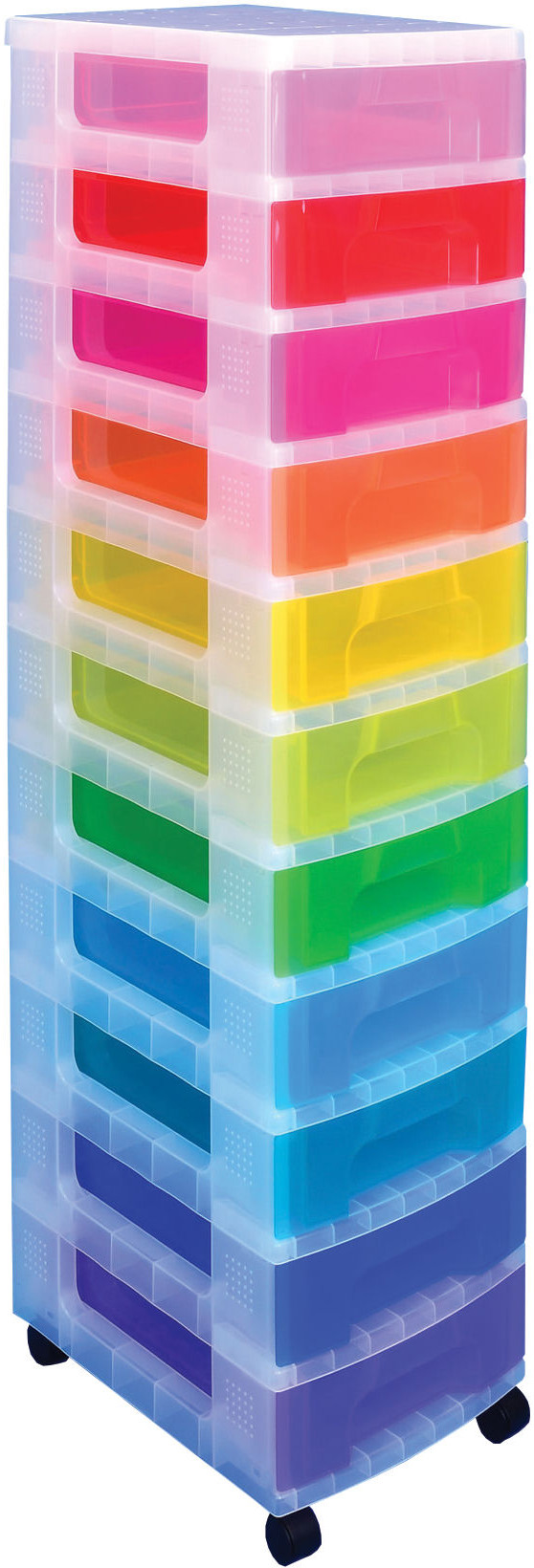 Aufbewahrungsbox 42x30x121cm 11x7 Liter Schubladen USEFULBOX 68514200