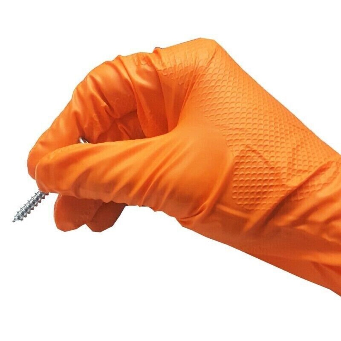IGNITE Nitril Handschuhe orange - extra stark