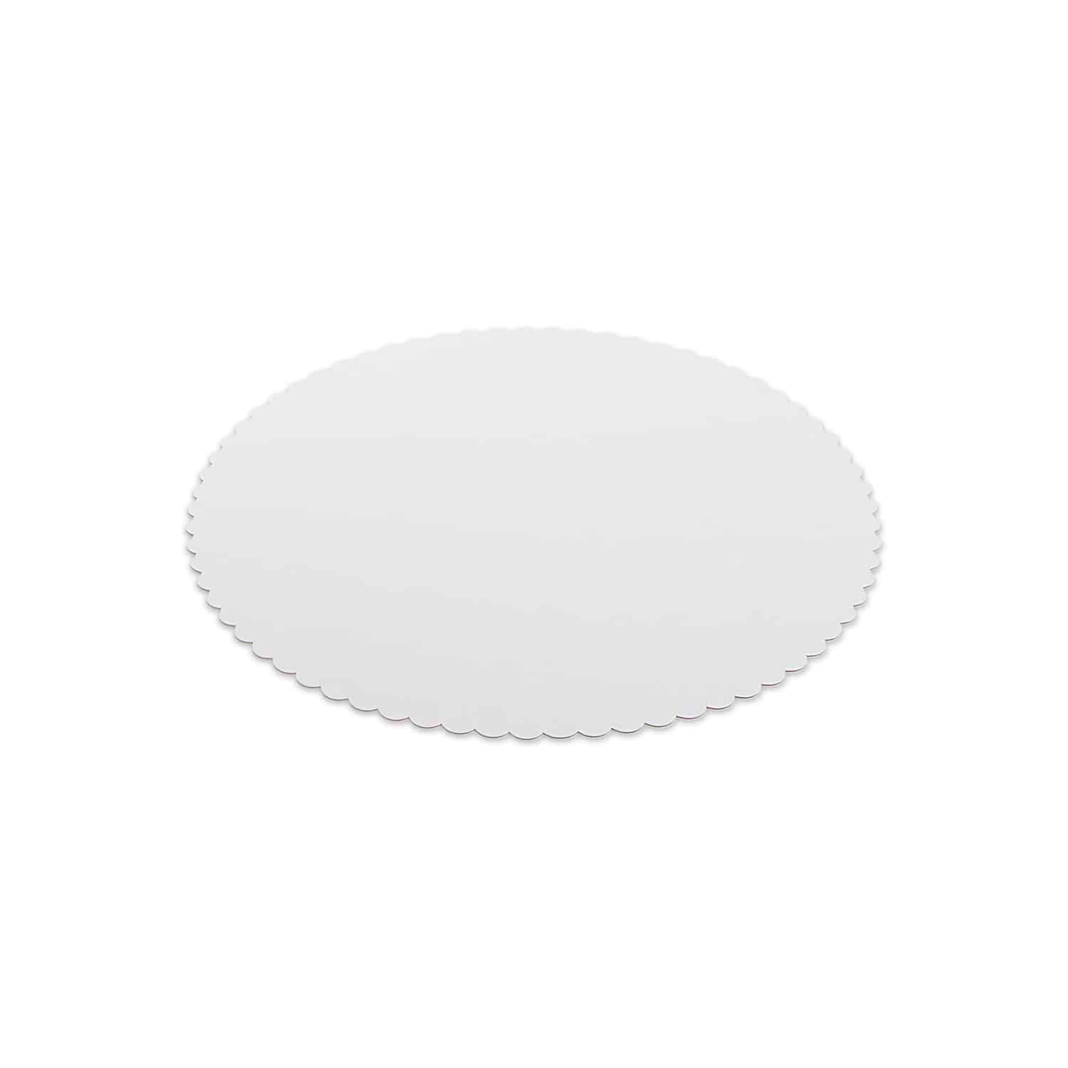 Tortenunterlage aus Pappe weiß 26cm - 100 Stück