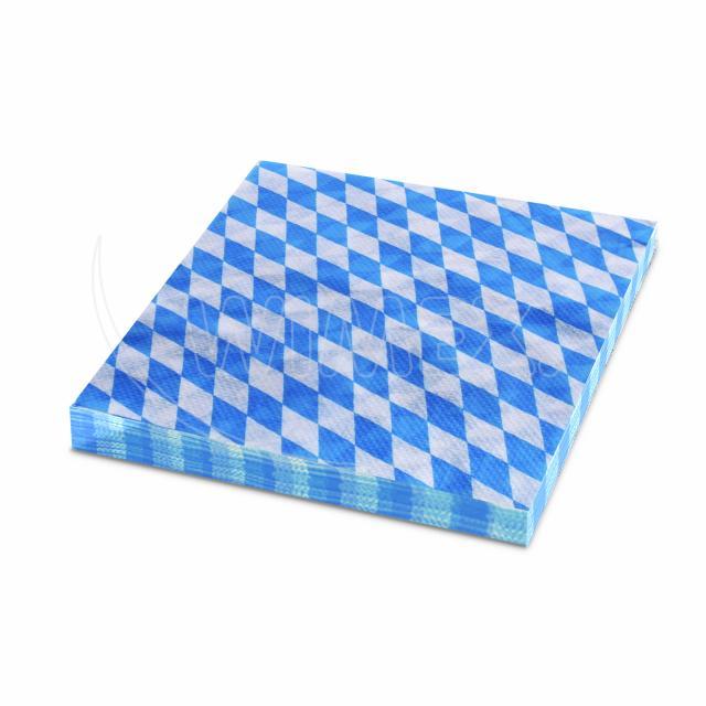 Serviette 3-lagig Bayern blau 33 x 33 cm - 20 Stück