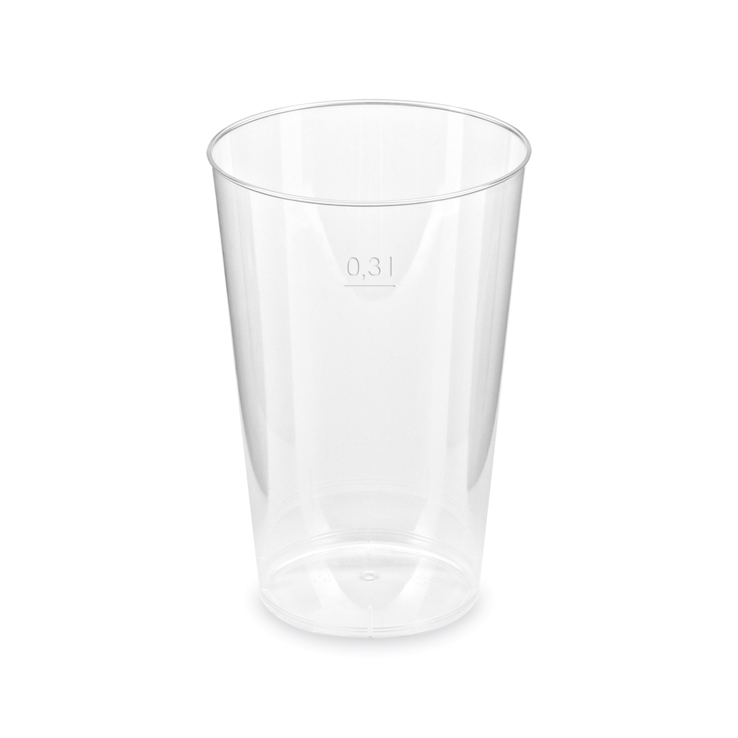 Trinkglas (PS) 79mm 0,3L - 25 Stück