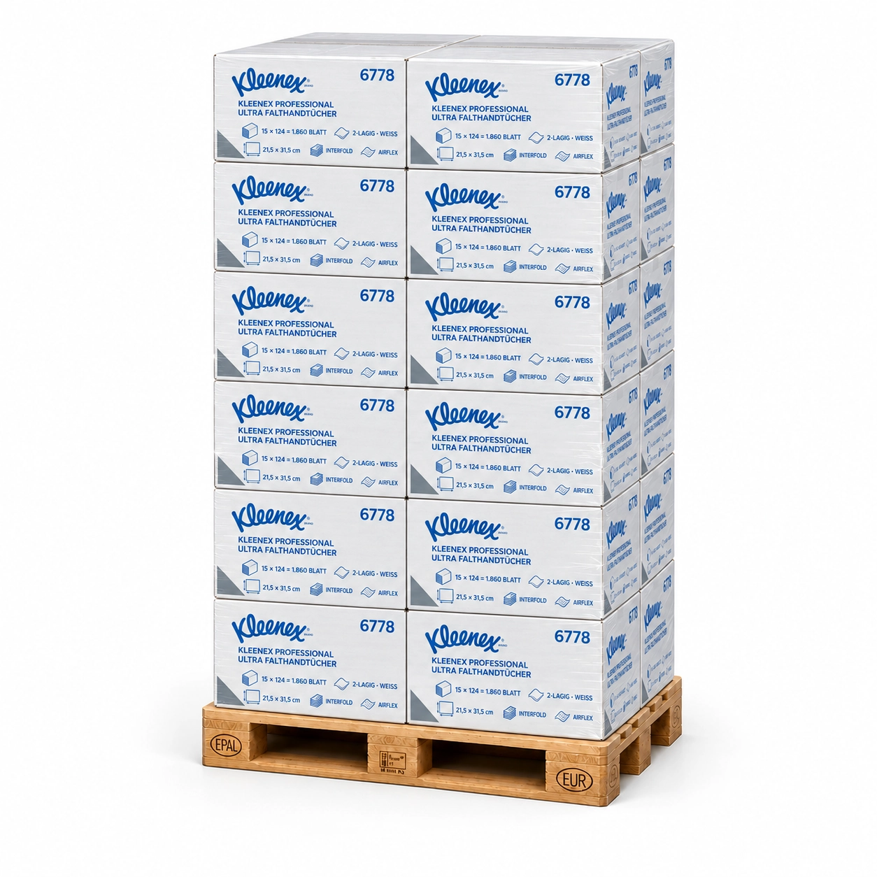 6778 - Kleenex® Ultra™ Handtücher - Interfold / Medium (Ersatz 6789)
