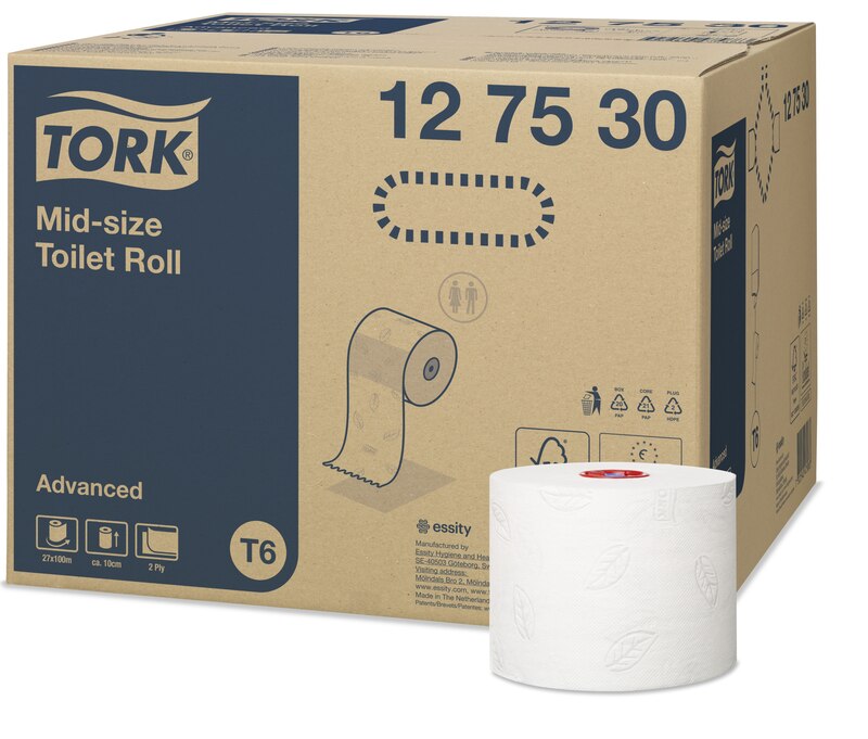 TORK-127530 Midi Toilettenpapier Advanced - T6