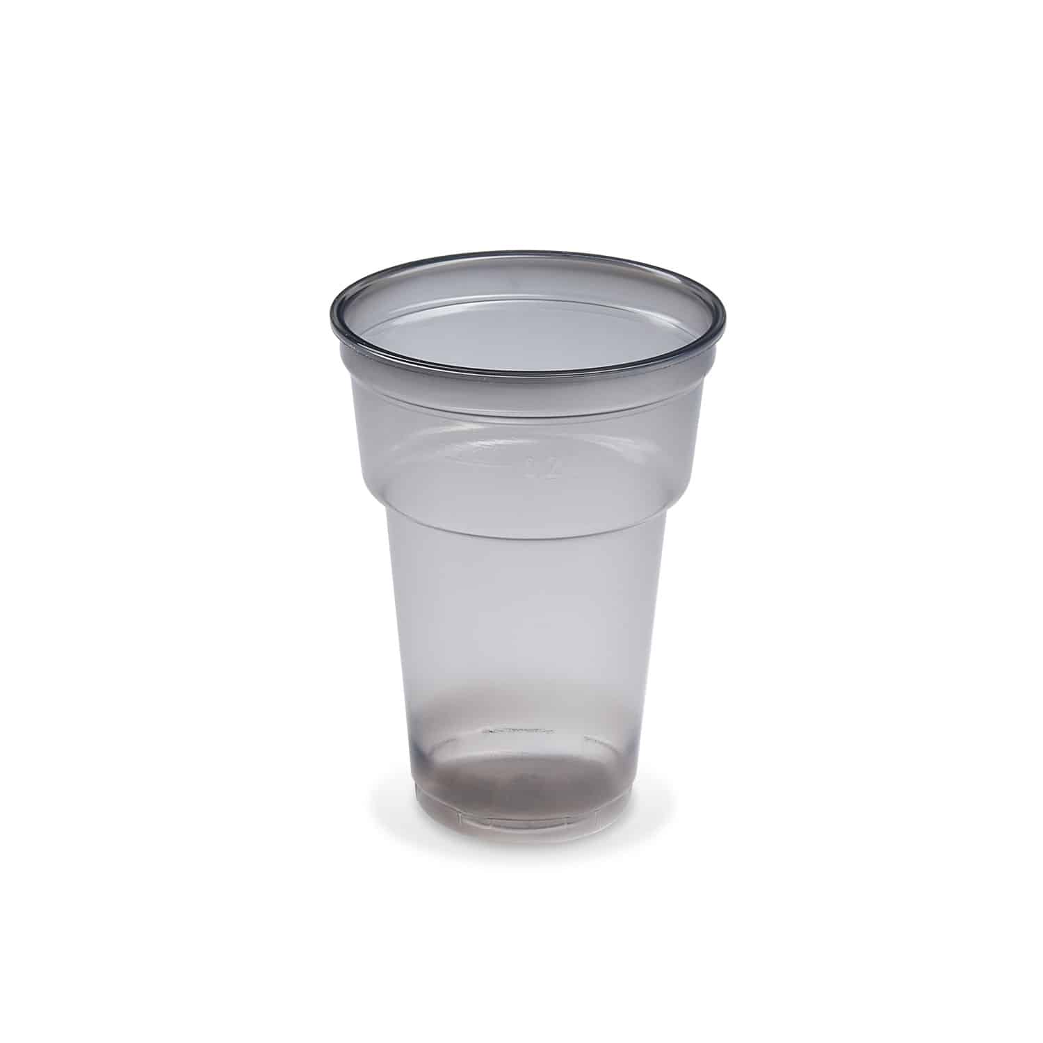 Mehrwegbecher (PP) Reware Cheers rauchgrau transparent 78mm 0,2L - 50 Stück