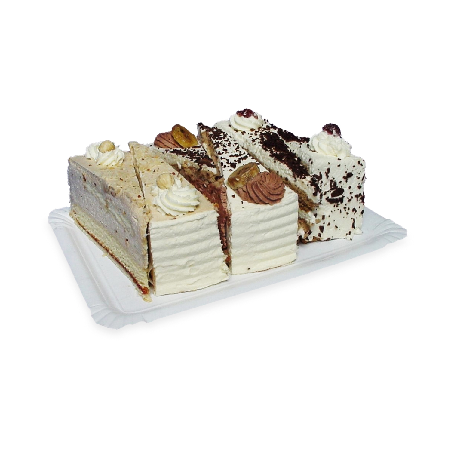 Pappteller weiß 17 x 25 cm RECY - 250 Stück