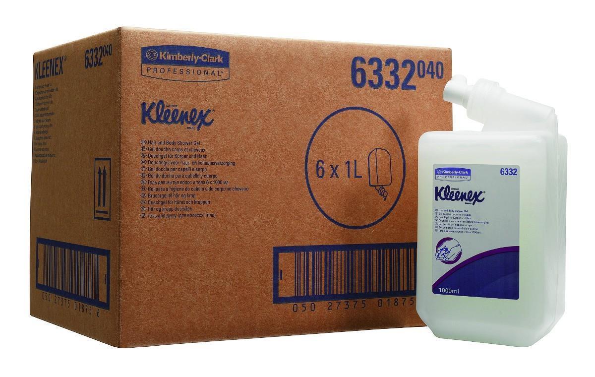 KLEENEX® Haar- und Körpershampoo 1 Liter Flasche