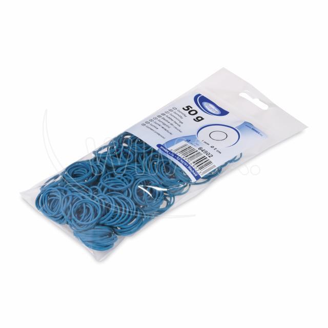 Gummiring blau 1mm 2cm - 1 Stück