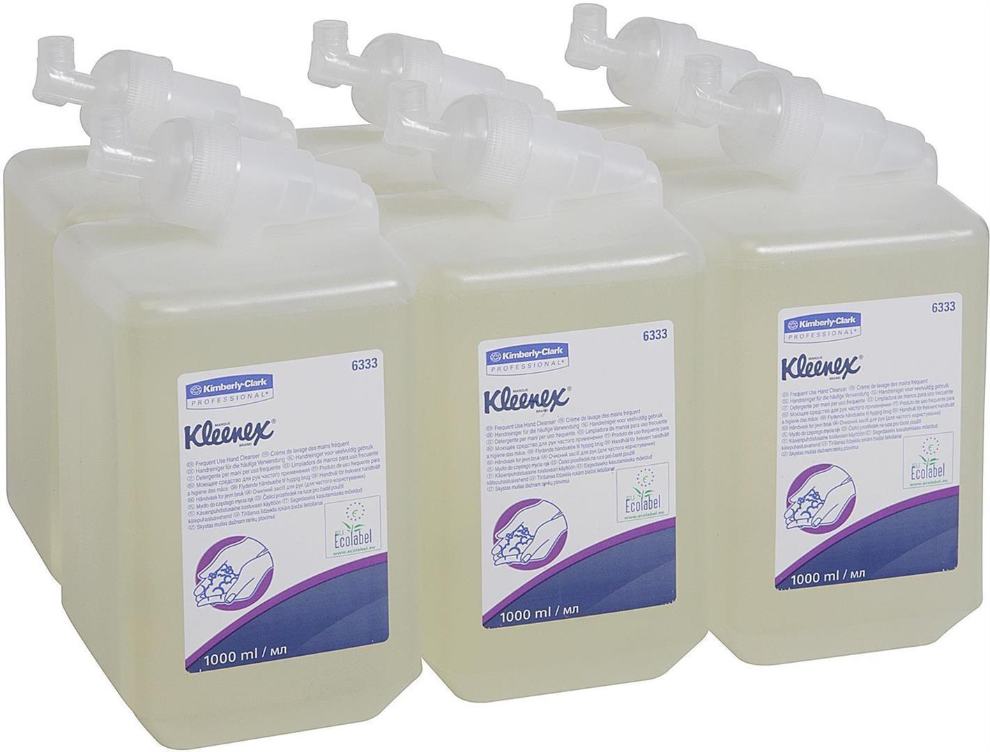 KLEENEX® Sanfte Waschlotion 6 x 1 Liter Flasche