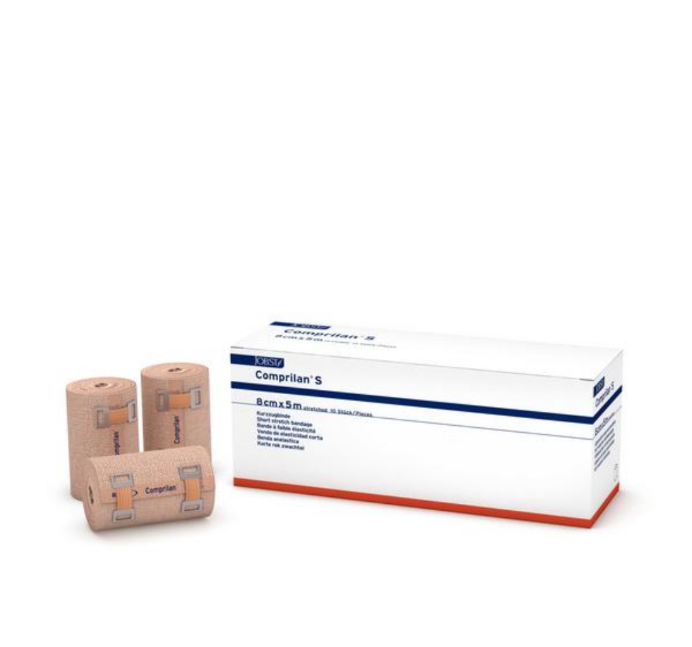 Comprilan S Kurzzugbinde, 8 cm × 5 m 10 Stück