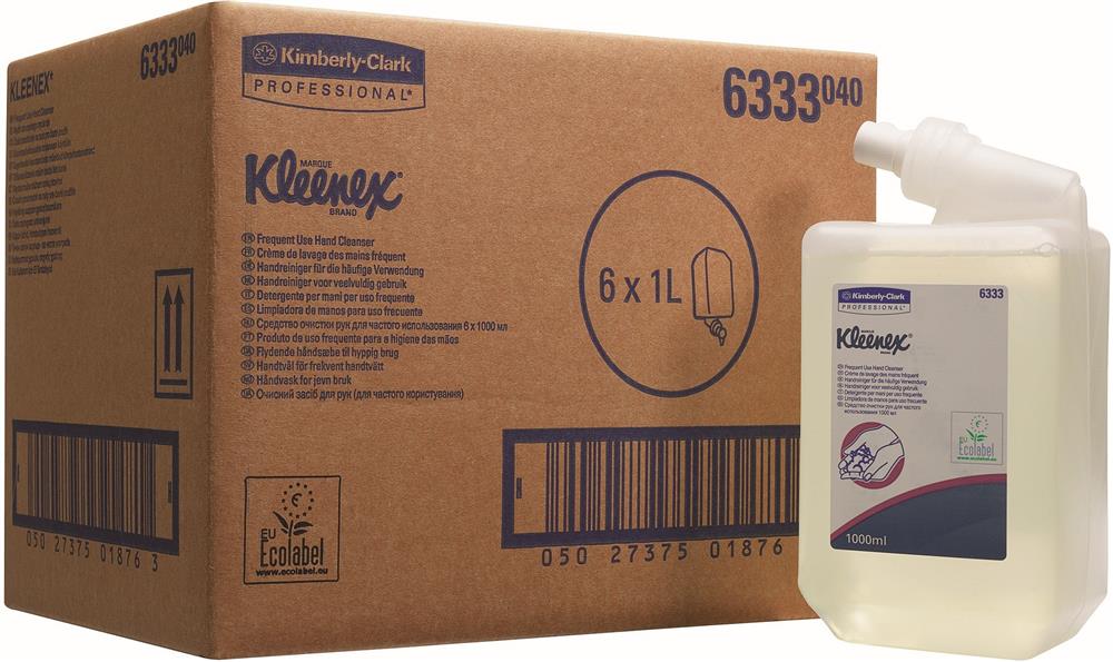 KLEENEX® Sanfte Waschlotion 6 x 1 Liter Flasche