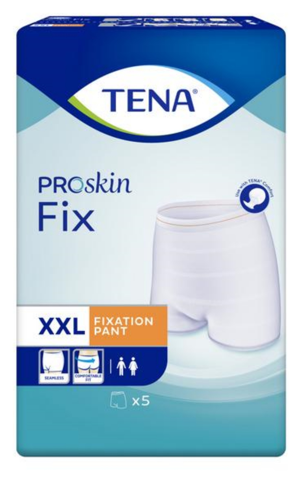 TENA Fix XX-Large Netzhosen für die sichere Fixierung von Einlagen, hautfreundlich, bei 100 Stück