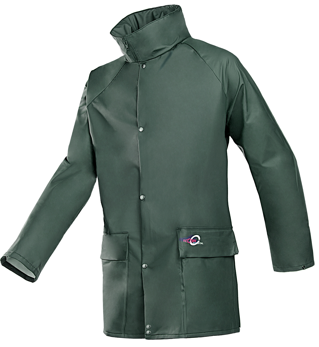 Leichte Regenschutzjacke SIOEN FLEXOTHANE BIELEFELD, olivgrün