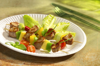 STARPAK Papp-Teller, rund, 230 mm, weiß, 100er