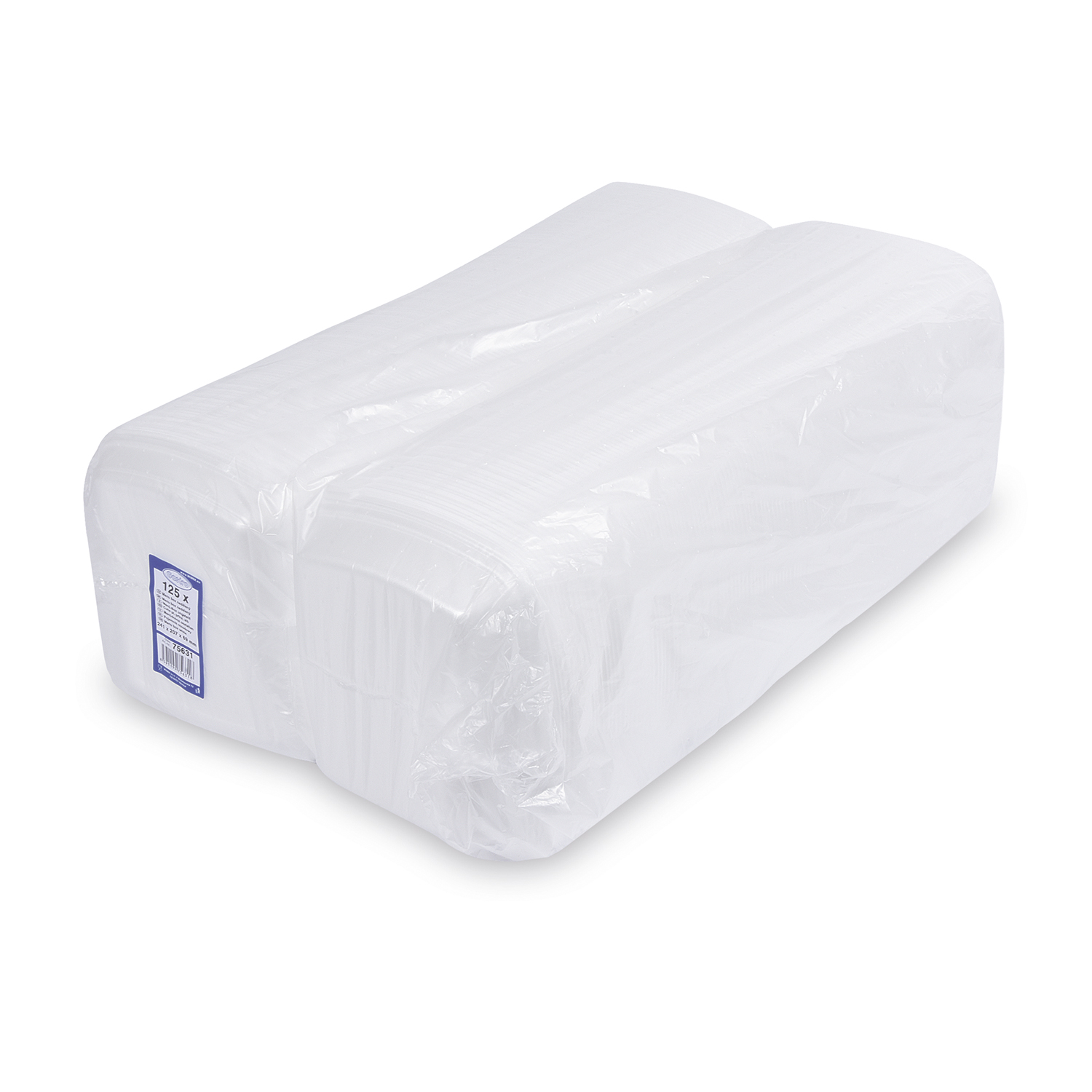 Menü-Box (XPS) ungeteilt weiß 241 x 207 x 69 mm - 125 Stück