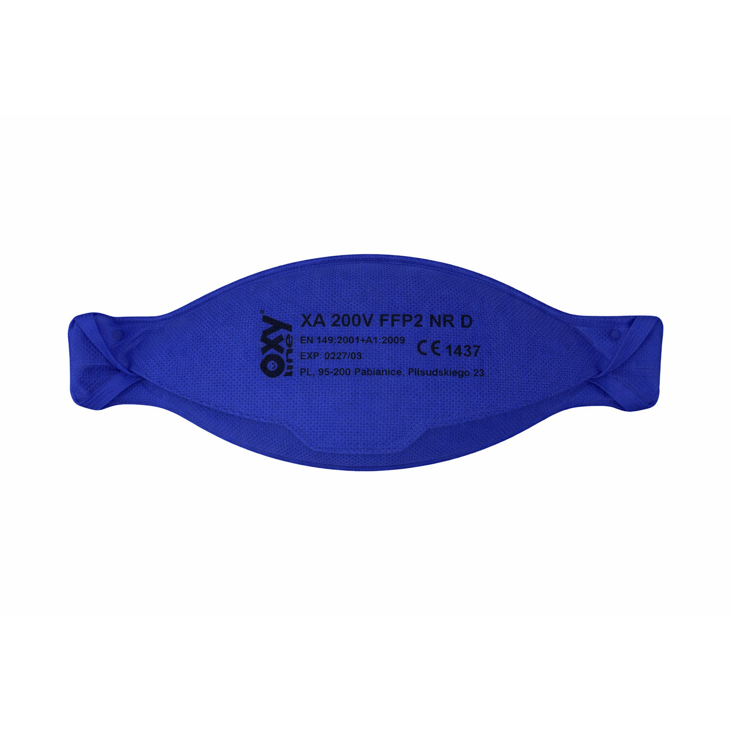 10 x Faltmaske Aurora FFP2 200 NR D blau mit Ausatemventil - 10 Masken
