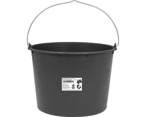 AlpineX® Baueimer 20 Liter mit Stahlbügel und Liter Skala