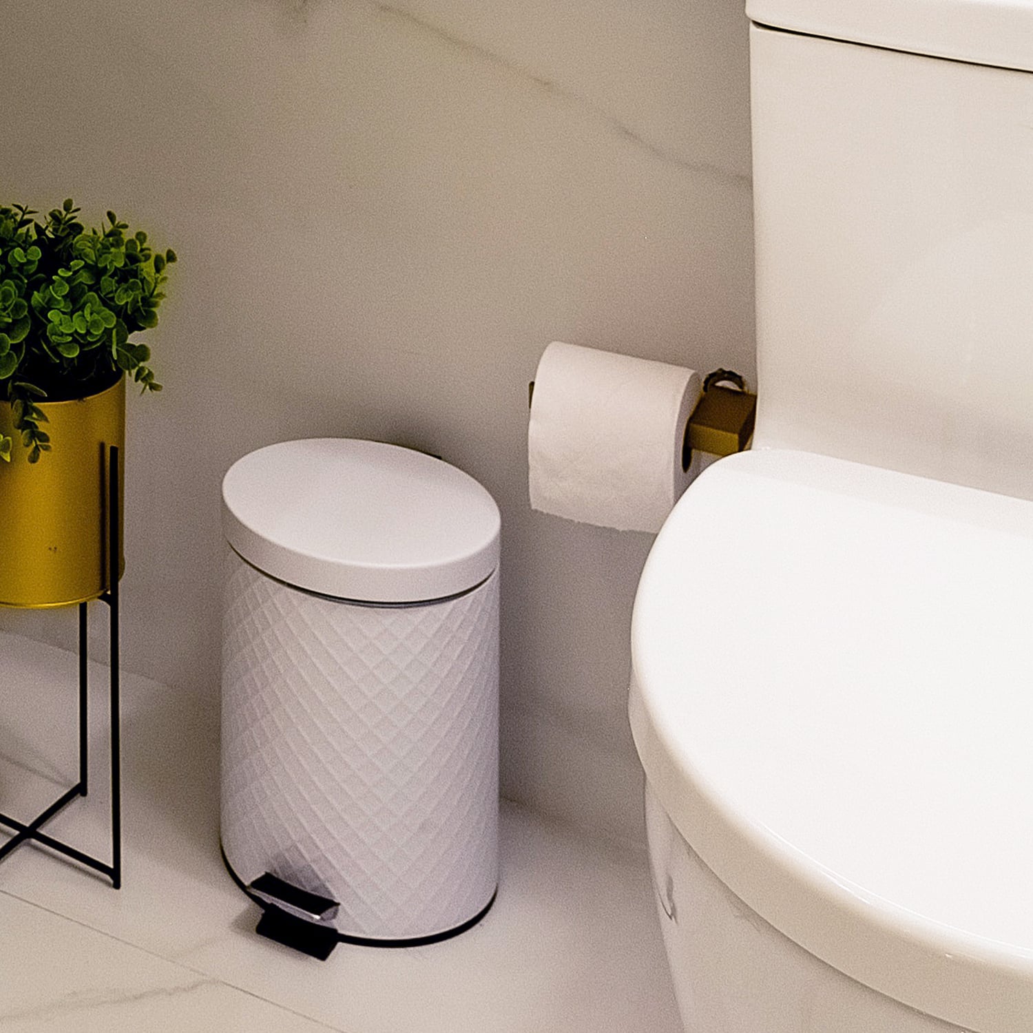 Mülleimerbeutel (HDPE) weiß 36 x 44 cm 10L XS - 50 Stück