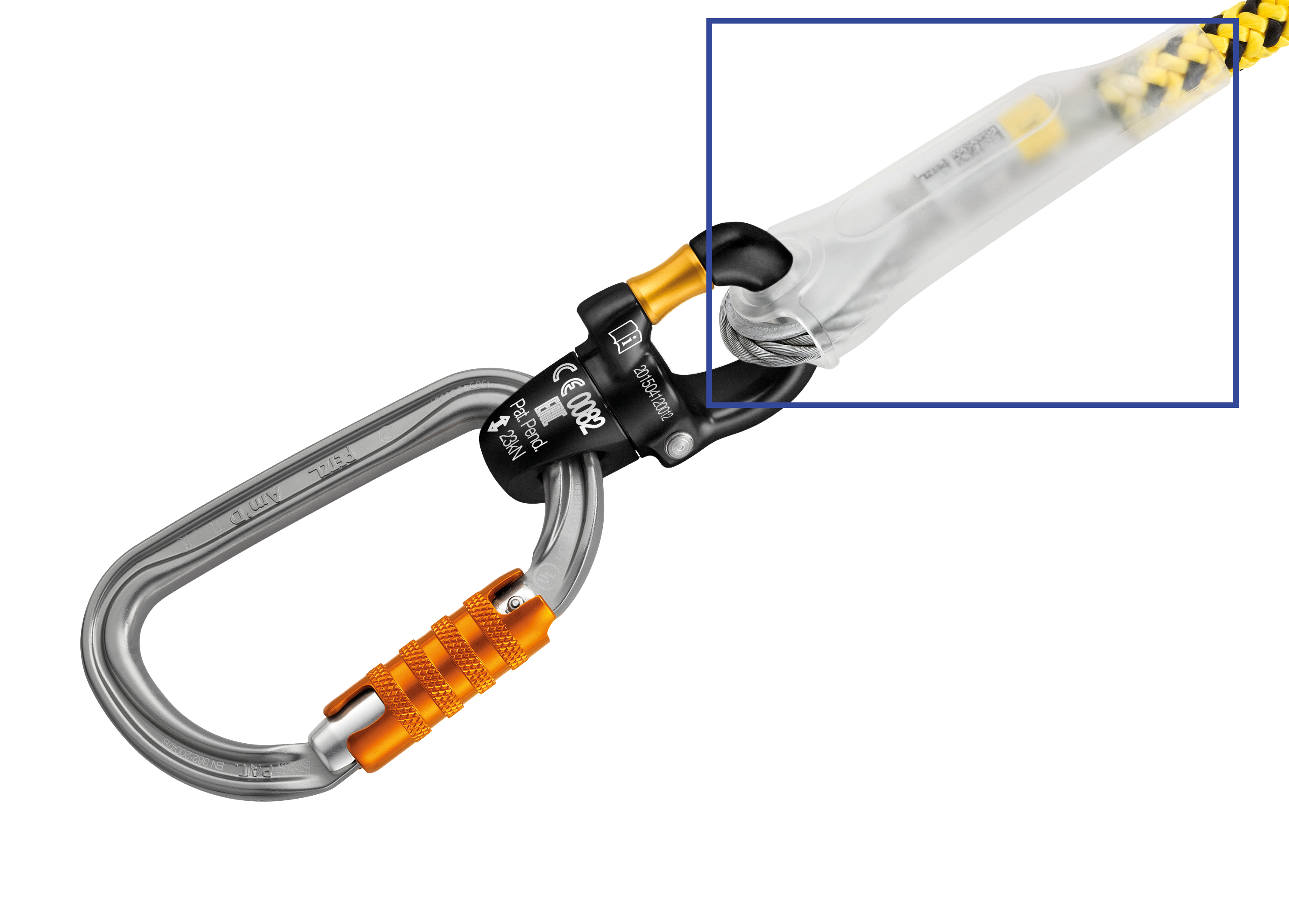 Halteseil PETZL MICROFLIP, 4 m