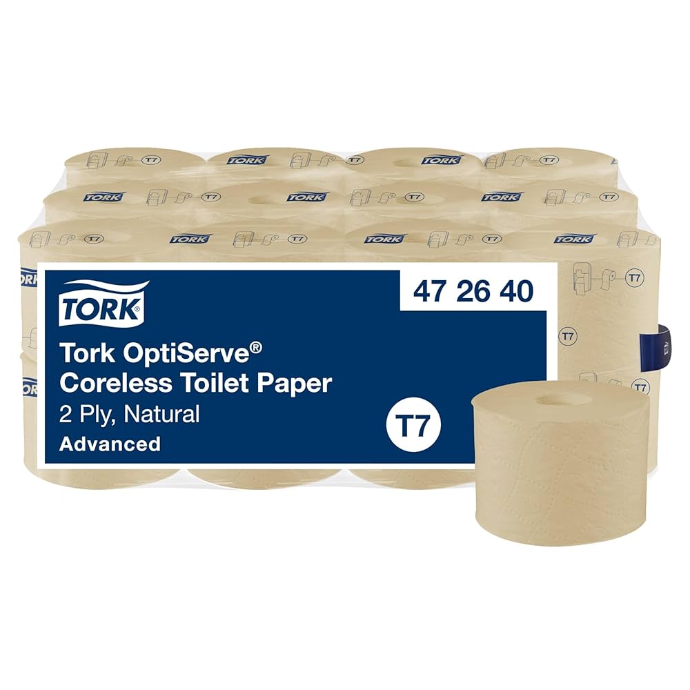 TORK-472640 Optiserve hülsenloses Midi Toilettenpapier 2-lagig - T7