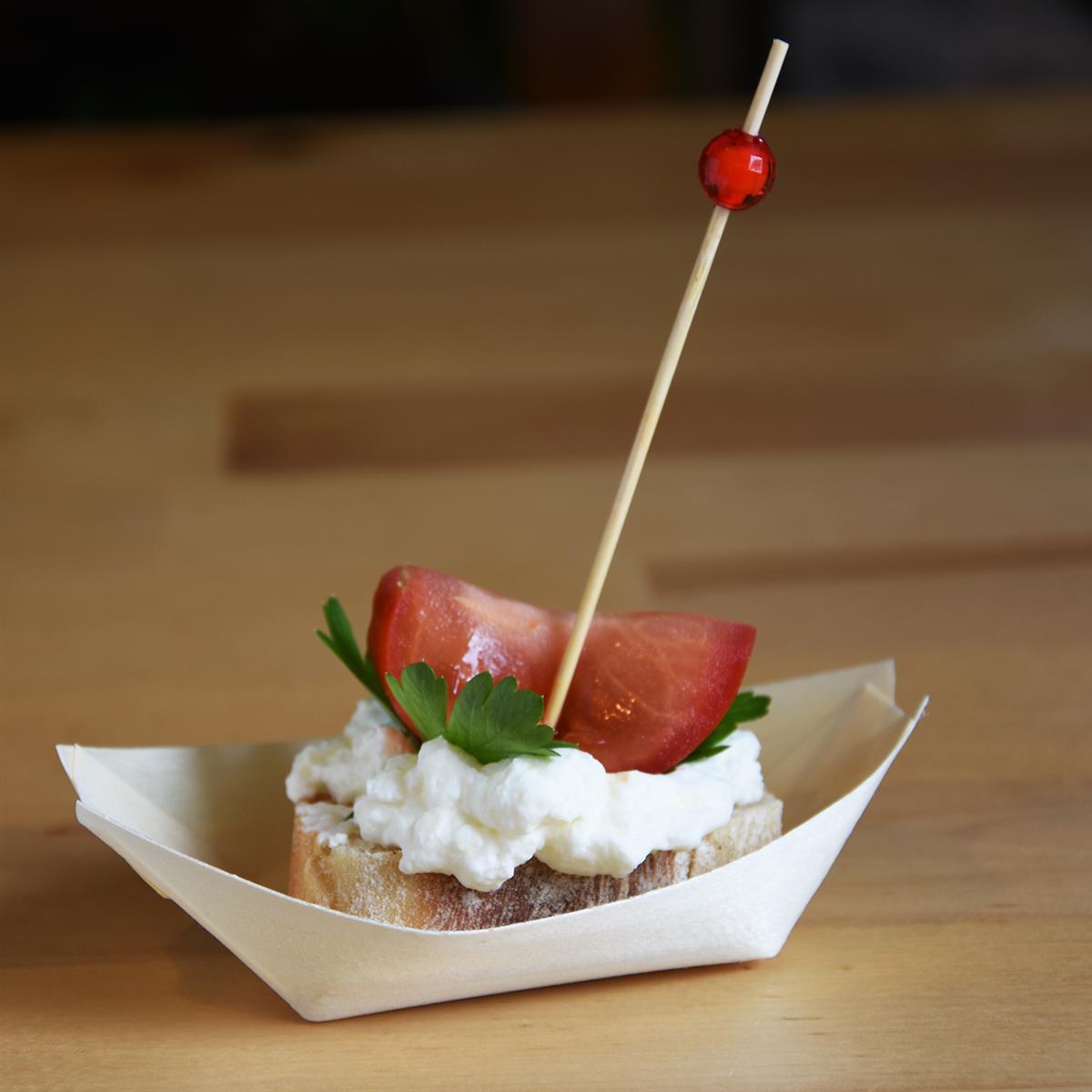 Fingerfood-Spieß Bambus FSC 100% Perle 12 cm, Packung mit 100 Stück