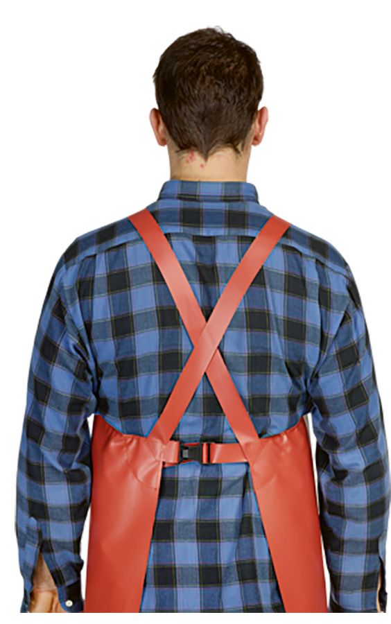 Arbeitsschürze GARANTA, braun - Grösse 95 × 120 cm