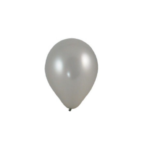 Luftballon silber 25cm M - 10 Stück