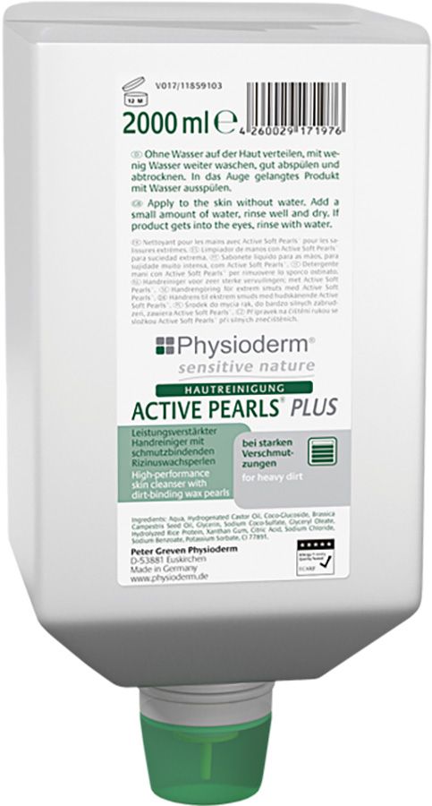Handreiniger GREVEN PHYSIODERM ACTIVE PEARLS PLUS, 2000 ml zu Spender VARIOMAT ECO
