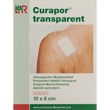 Curapor Wundverband 8x10cm transparent