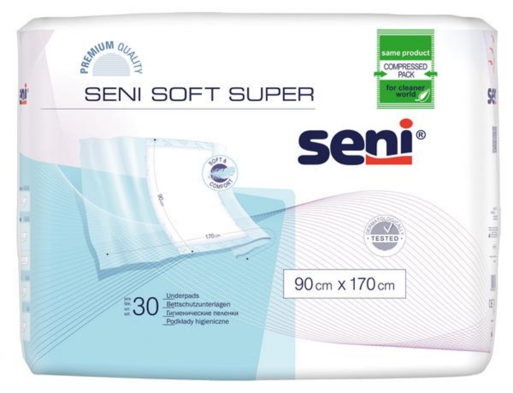 Seni Soft Super Krankenunterlagen 30 Stück