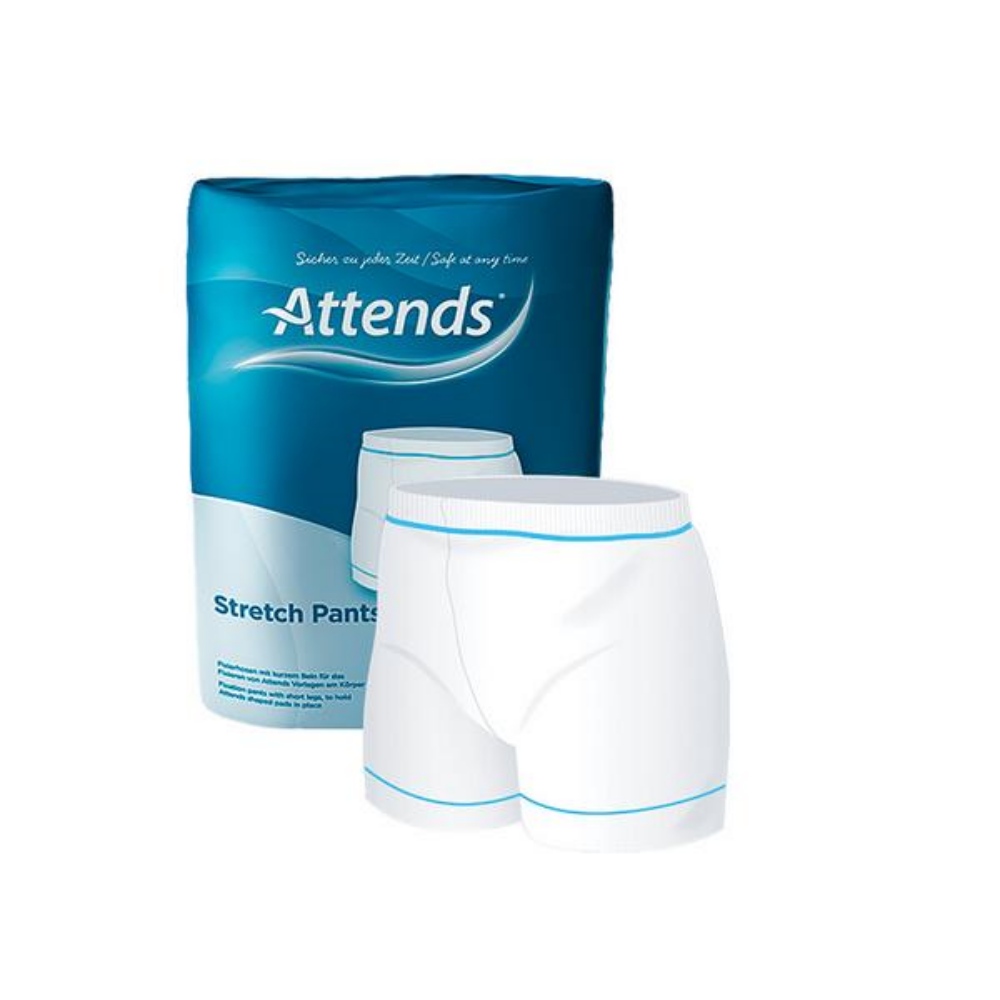 ATTENDS Stretch Pants Fixierhose mit Beinansatz 15 Stück