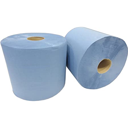 wepa Putztuchrolle Comfort, 3-lagig, blau, 350 m