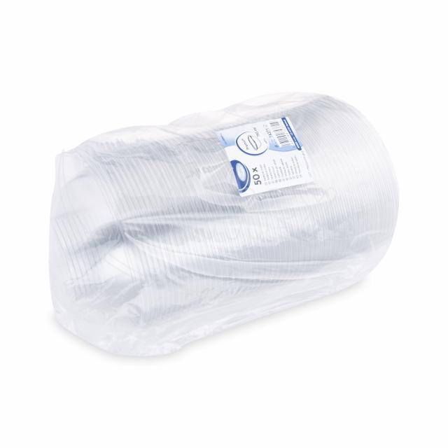 Salatschale (rPET) PREMIUM klar 199mm 750ml - 50 Stück