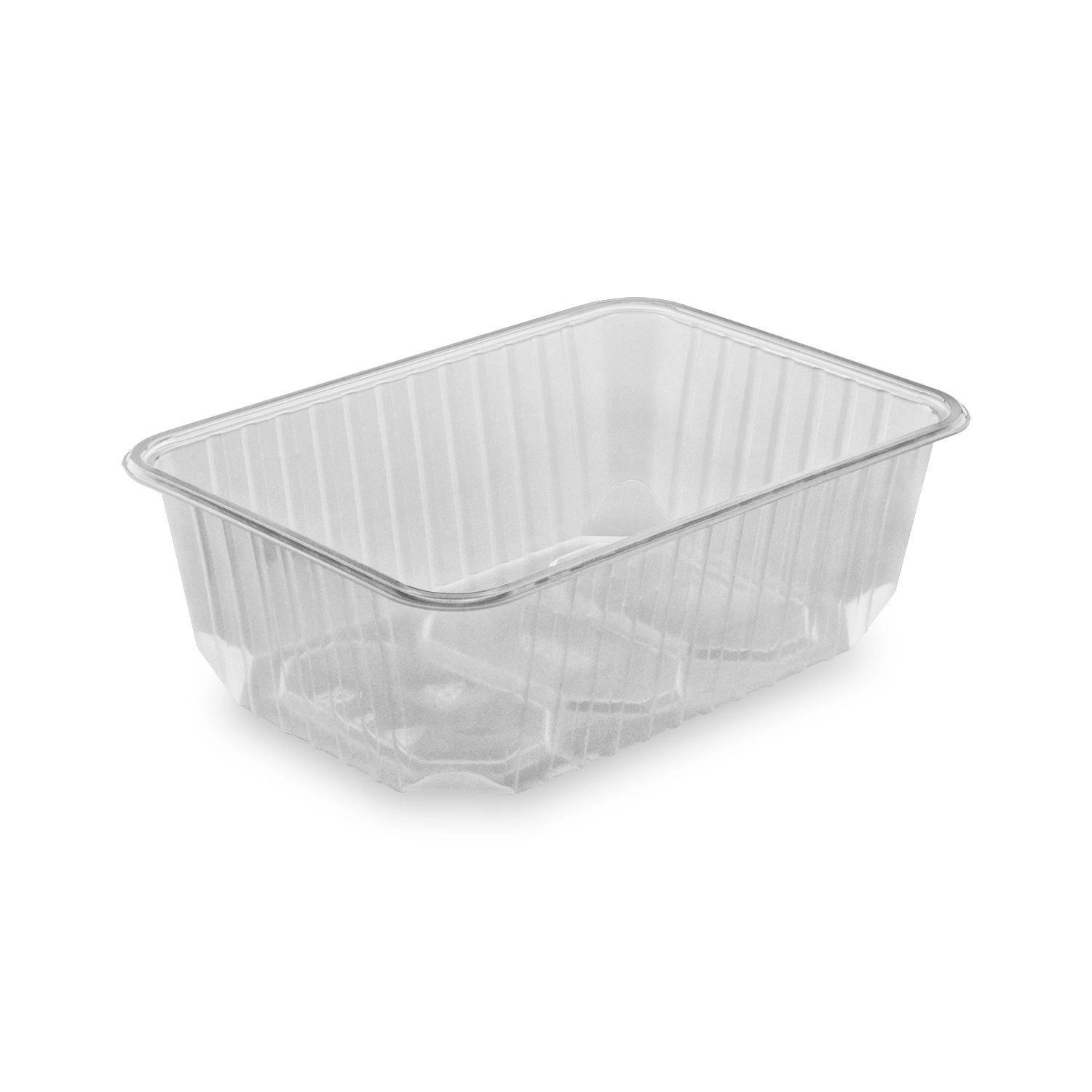 Rechteckschale (PP) klar 186 x 133 mm 1000ml - 50 Stück