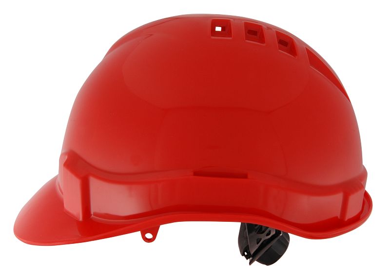 Schutzhelm mit Drehverschluss Articap II Roto - rot