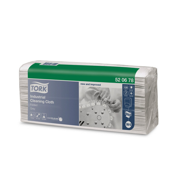 TORK 520678  Industrie Reinigungstücher Grau -System W4 (520679)