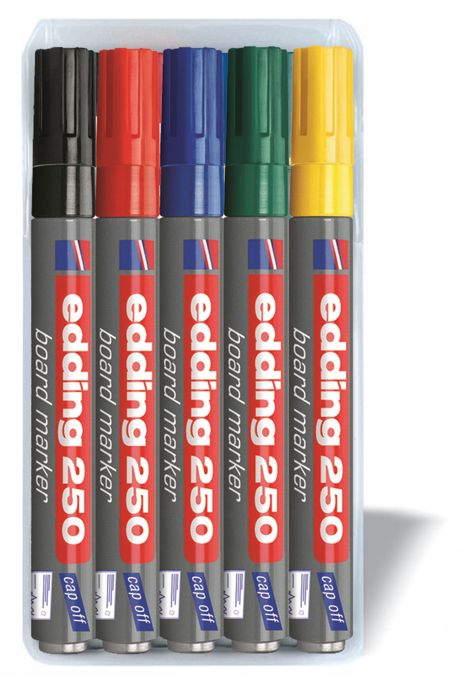 Boardmarker 250 5 Farben, Etui EDDING 250-E5