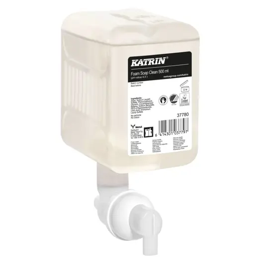 Katrin 37780 Schaumseife 500 ml Clean, parfümfrei
