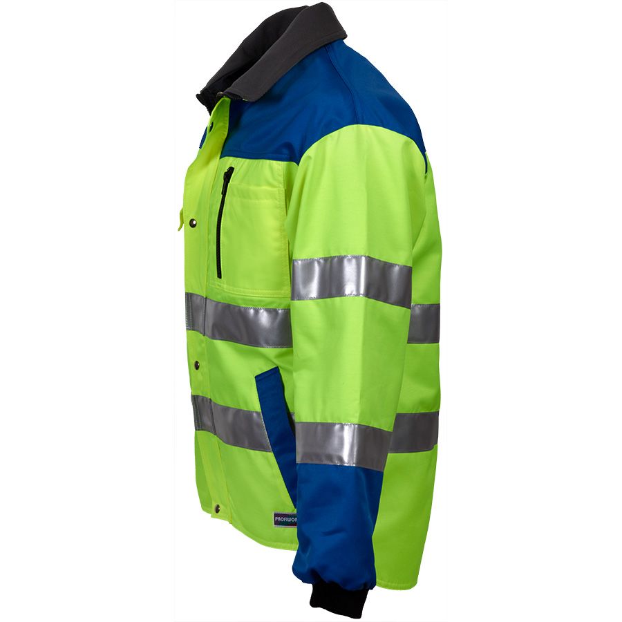 Warnschutz-Jacke PROFIWORK REFLEX, leuchtgelb/blau