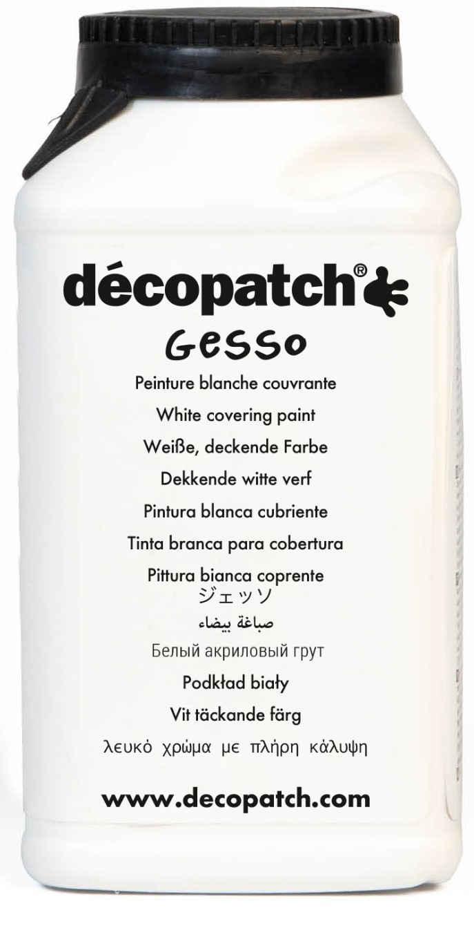 Acrylfarbe Gesso 300ml deckend weiss DECOPATCH GE300AO