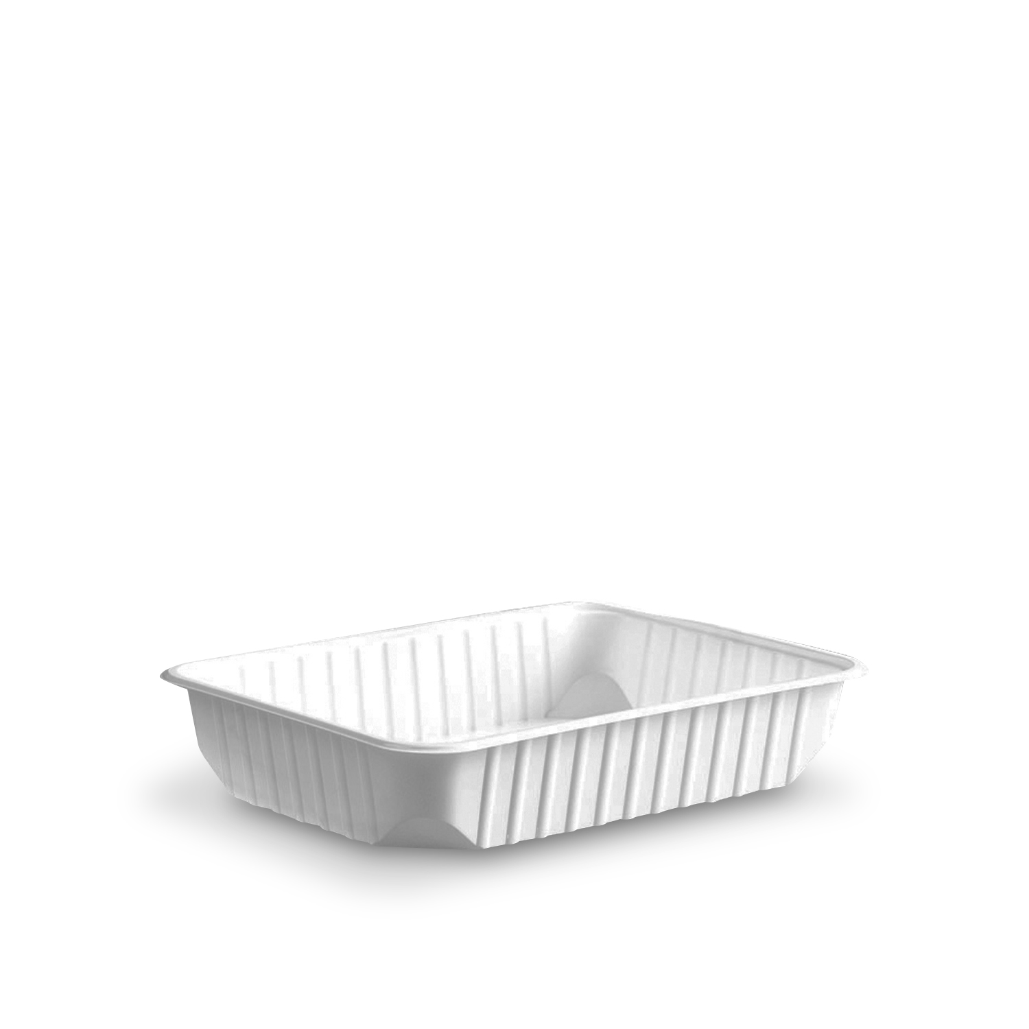 Rechteckschale (PP) weiß 186 x 133 mm 500ml - 50 Stück