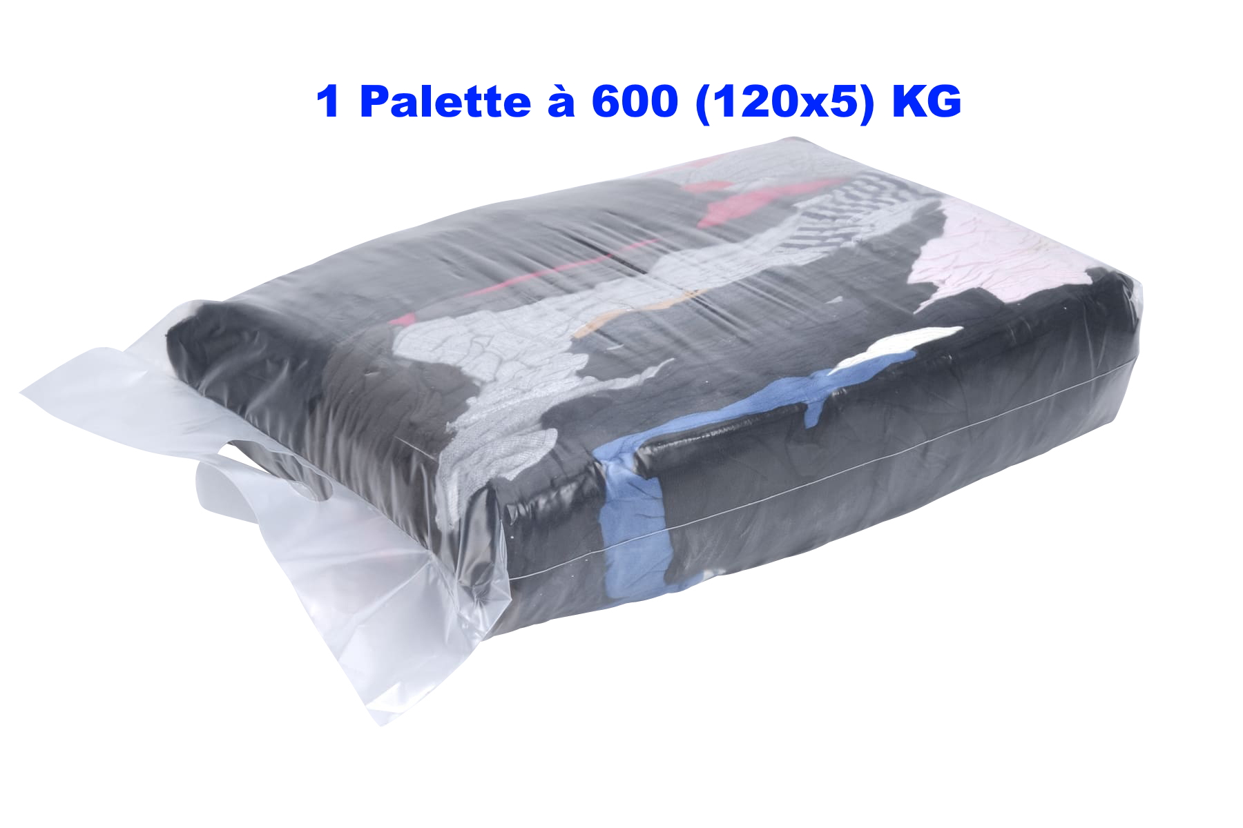 Palette Putzlappen TRIKOT -Bunt Original - 600 (60x10) KG