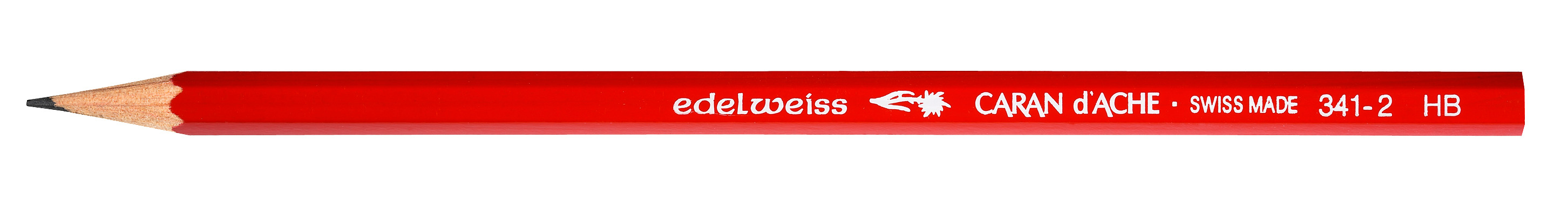 Schulbleistift Edelweiss HB 4 Stück Blister CARAN D'ACHE  341.372