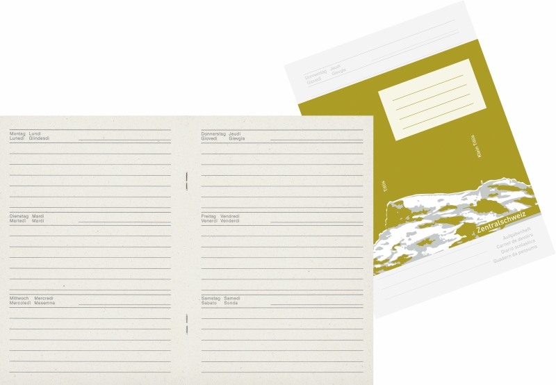 Aufgabenheft B6 grau 80g 24 Blatt INGOLD-B. 02.9624.1