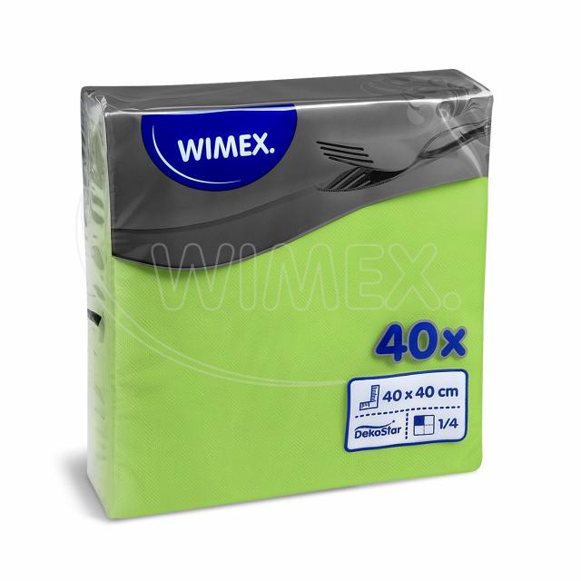 Serviette (PAP FSC Mix) DekoStar gelbgrün 40 x 40 cm - 40 Stück