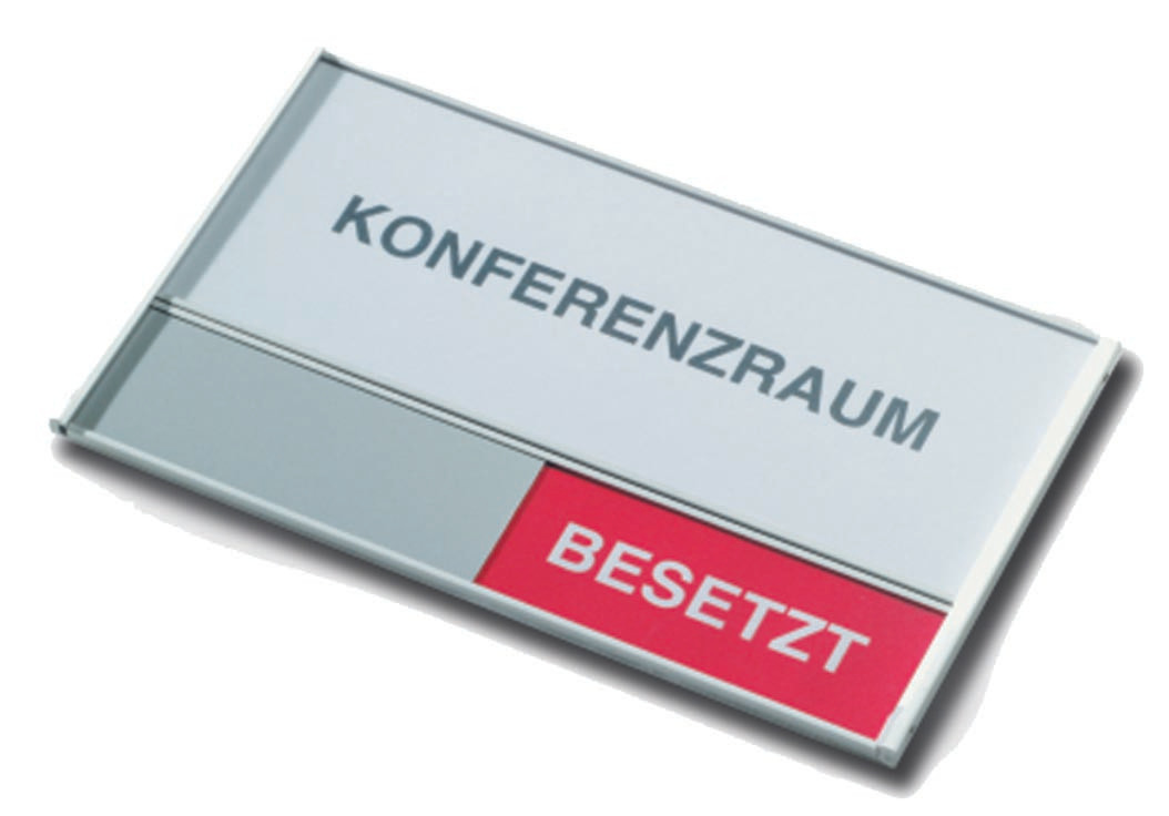 Türschild 108x180mm Alu, Frei-Besetzt BEREC 314.077