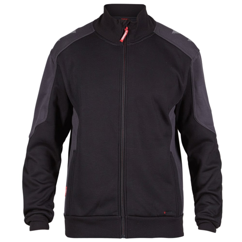 Sweatjacke ENGEL Galaxy weiss/anthrazitgrau (4XL)