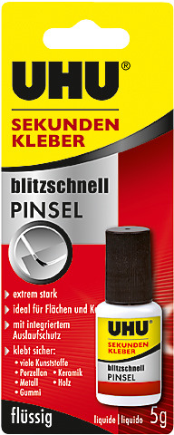 Sekundenkleber Pinsel 5g UHU 45545