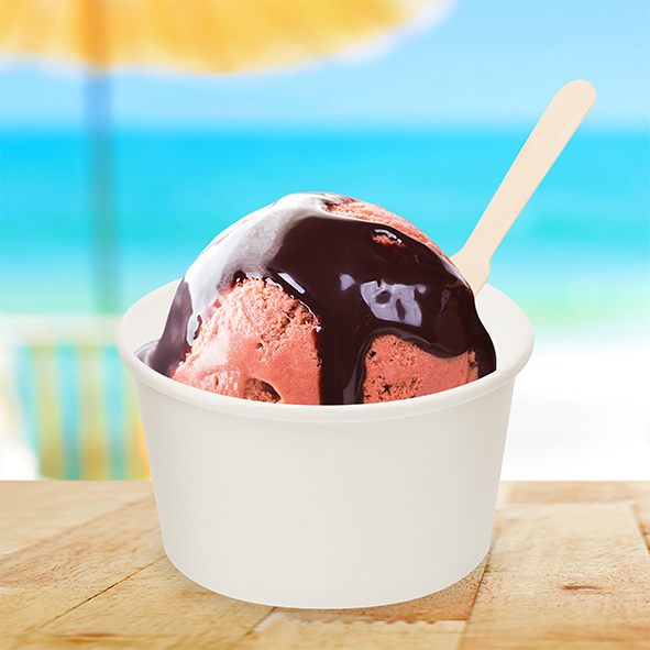 500 Eislöffel aus Holz 9,5cm